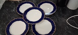 Zsolnay pompadur lll.  Desszertes tányérok
