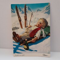 Steiff Mecki Sün képeslap.