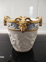 Sevres porcelán kaspó