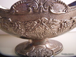 TÁL - EZÜSTÖZÖTT - ANGOL - 28 x 14 cm  - VASTAG -  RÉGI - HIBÁTLAN