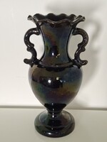 Veres Lajos (1882-1918) : Mezőtúri kerámia váza 28.5 cm