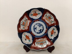 Antik imari kézzel festett Japán kínai porcelán tányér Ázsia 267 5282