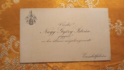 Nemesi névjegykártya - Nagy Győry István jegyző