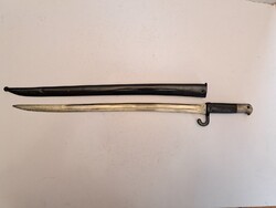 1870 M hosszúpengés  Werndl bajonett / szurony eredeti tokjával