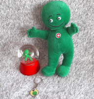 Cetelem reklám figura + hógömb + kulcstartó