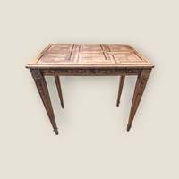 Antik intarzia berakásos asztal,kártyaasztal.