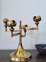 Vintage Fördős László patinás iparművészeti gyertyatartó, ritkább forma- 29 cm