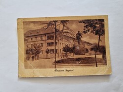 BAJÁRÓL ÜDVÖZLET fekete-fehér régi képeslap 1955