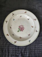 Régi kemény cserép tál