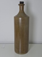 Antik kőcserép gyógyvizes ásványvizes palack 28 cm