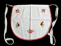 Kalocsai mintával hímzett kötény, méretek a képen