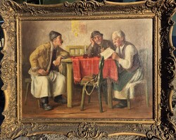 Horváth G. Andor / Beszélgető parasztok