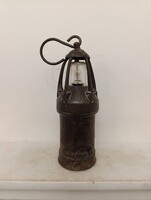 Antik bányász szerszám vájár karbid lámpa bányászlámpa 330 5372