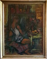 Kling György (1912 - 1991) : Szobában