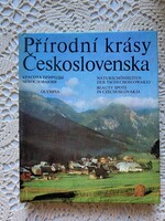 Prirodni krásy Ceskoslovenska című 4 nyelvű könyv. Rengeteg színes és fekete-fehér képpel.