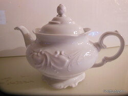 PORCELÁN - KANNA - 9 dl - TABLE ART - 26 x 18 x 16 cm  - HÓFEHÉR - HIBÁTLAN