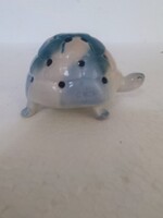 Aquazur ősz szabó Antónia porcelán teknős hollóházi