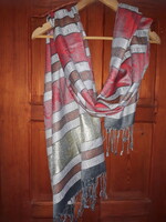 Új Pashmina kasmír, nagyméretű, elefánt mintás női sál/stóla 70 x 180 cm