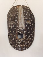 Afrikai maszk antik Lega népcsoport Kongó B3 293 5355