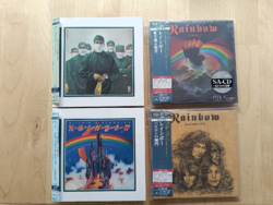 Rainbow,Black Sabbath,Uriah Heep és Helloween Japán SA SHMés SHM cédék.