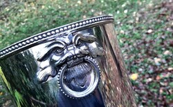 FOO DOG – Ercuis ezüstözött pezsgős veder – Vintage 1970-es évek