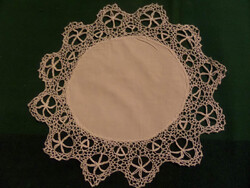 Antik kézi horgolású csipke terítő