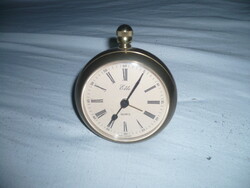 Old Eble German Pocket Watch Style Quartz Table Alarm Clock