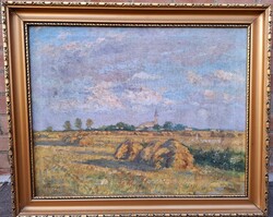 Szlányi Lajos (1869-1949) Szolnoki Táj