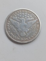 USA Barber half dollar 1908