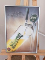 Soproni sör reklámtábla 34x48