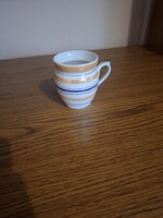 Porcelán hasas / pocakos bögre vagy csupor. 9,5 cm.