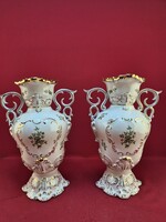 Hollóházi Erika mintás barokk vázák