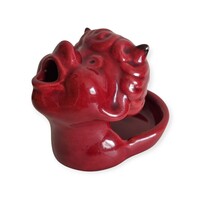 Csermák Ferenc Iparművész kerámia ördög mécsestartó vagy hamutál