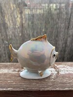 Drasche lüszter mázas porcelán hal.