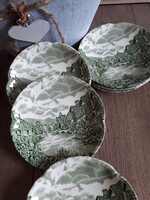 Johnson Bros zöld csészealjak