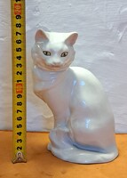 Drasche Kőbányai porcelàn cica , macska ! 17,5 cm
