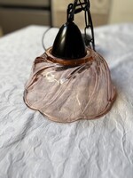 Mennyezetlámpa üvegtál burával