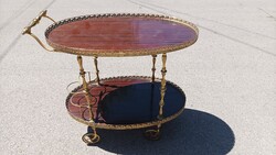 Mid century olasz bár kocsi, ital kínáló