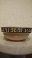 Old Hódmezővásárhely bowl from the 1960s, 18 x 7 cm
