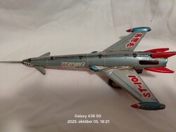 Rocket Express  ST 101 retro fémlemez rakétajáték