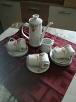Alföldi porcelán csipkebogyó mintás kávéskészlet eladó