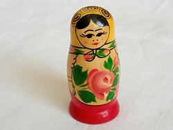 Matrijoska baba 3 részes Matryoshka fa retro Matrioska Matrjoska 7cm
