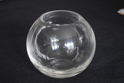 Üveg gömb akvárium , florárium , dekoráció 15 x12 cm ~1,5 liter , kicsi