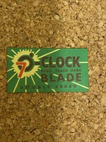 CLOCK BLADE márkájú,retro borotvapenge,zsilett. Bontatlan eredeti állapotban. Regd. Trade Mark