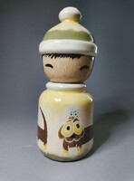 Kokeshi Baba - kézzel készített, egyedi festéssel