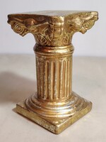 Kerámia Korinthoszi oszlop gyertyatartó vagy mini posztamens ALKUDHATÓ