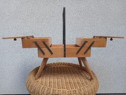 Art Deco harmonika varrósdoboz. Alkudható.
