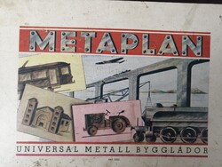 METAPLAN UNIVERSAL METALL BYGGLADOR - RÉGI FÉM ÉPÍTŐJÁTÉK