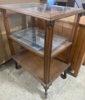 Neobarokk vitrines zsúrkocsi