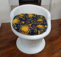 Ikea popptorp fehér szék fotel. K.Hagberg/M.Hagberg tervei alapján.Alkudhato.